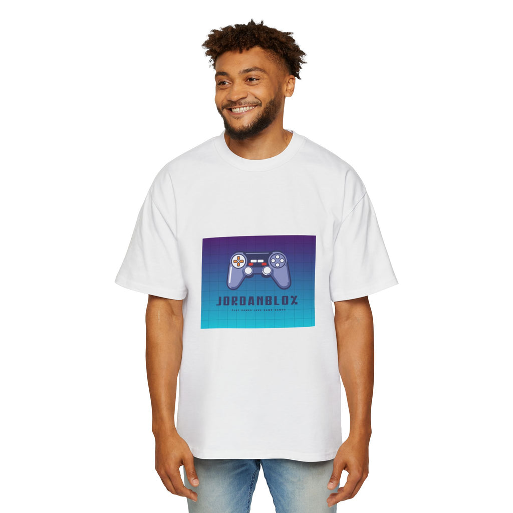Men's Gaming Oversized Tee | Retro Controller Graphic | Perfect Gift for Gamers, Casual Outfits, Birthday, Everyday Wear