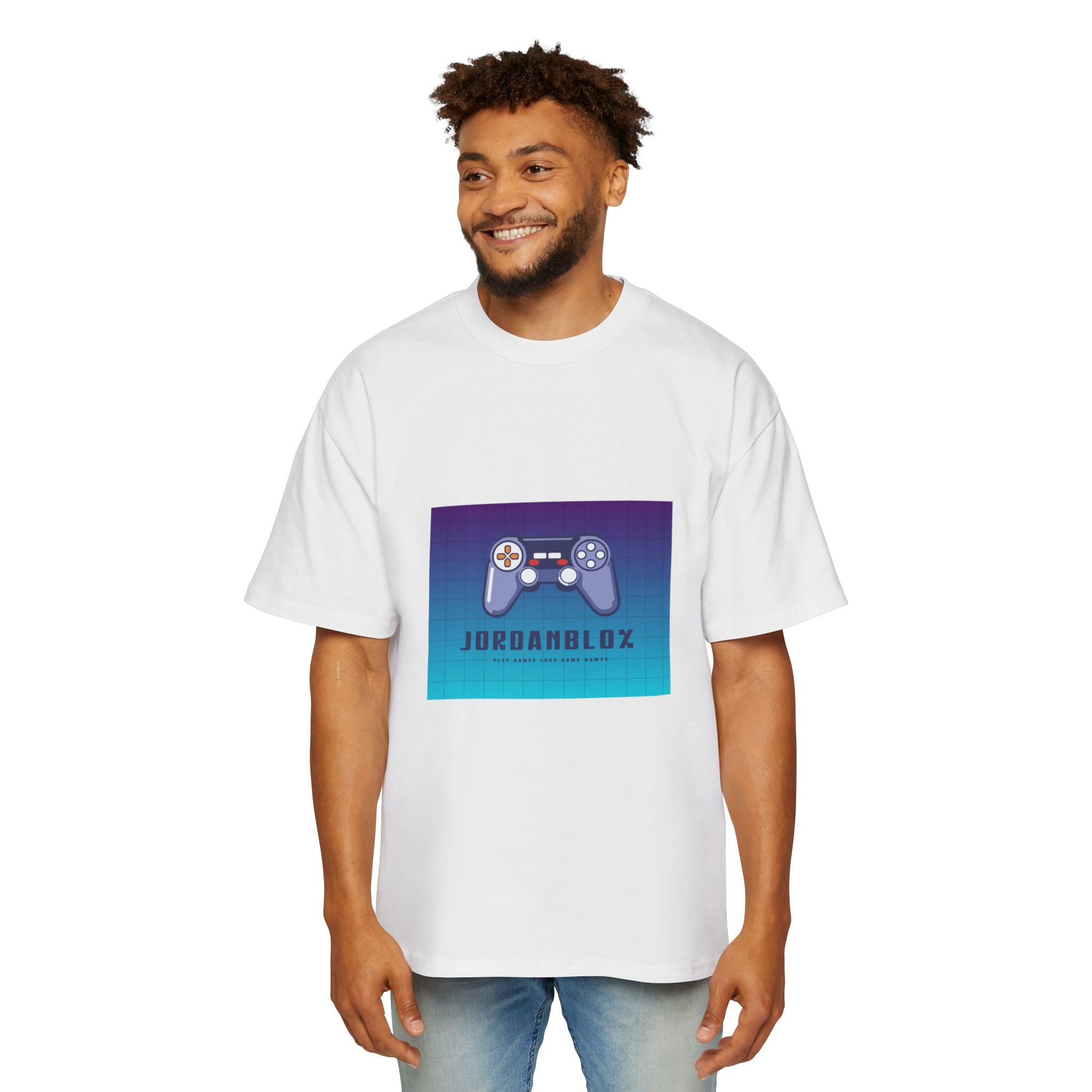 Men's Gaming Oversized Tee | Retro Controller Graphic | Perfect Gift for Gamers, Casual Outfits, Birthday, Everyday Wear