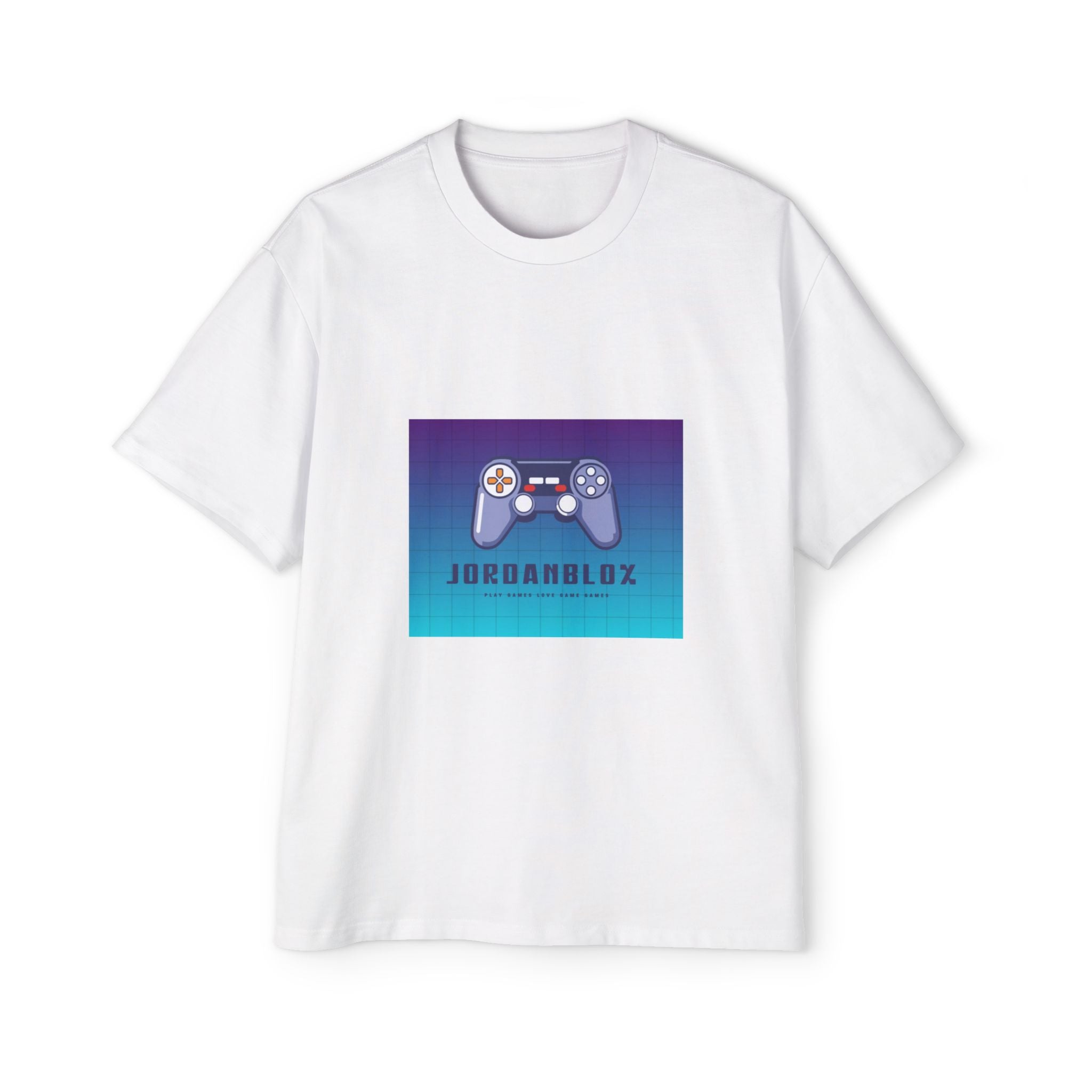 Men's Gaming Oversized Tee | Retro Controller Graphic | Perfect Gift for Gamers, Casual Outfits, Birthday, Everyday Wear