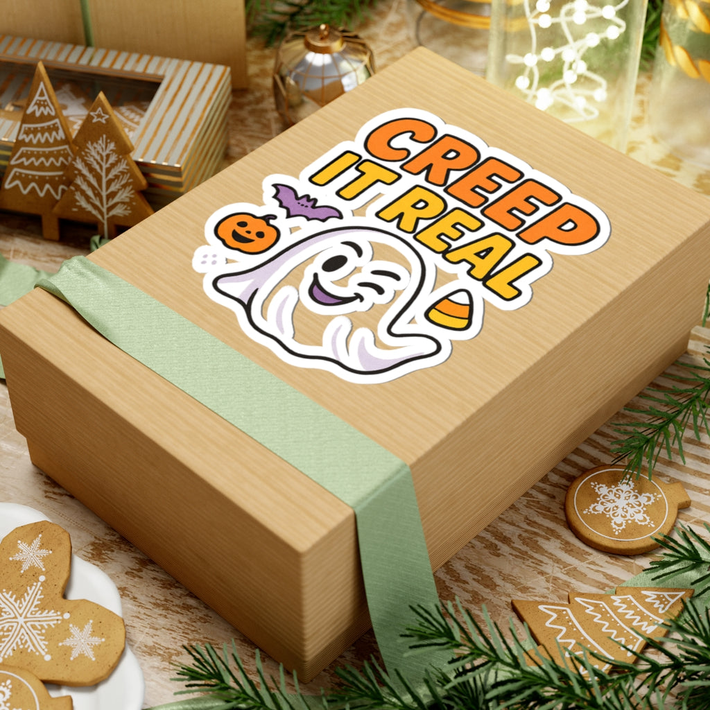 Creep it real halloween stickers