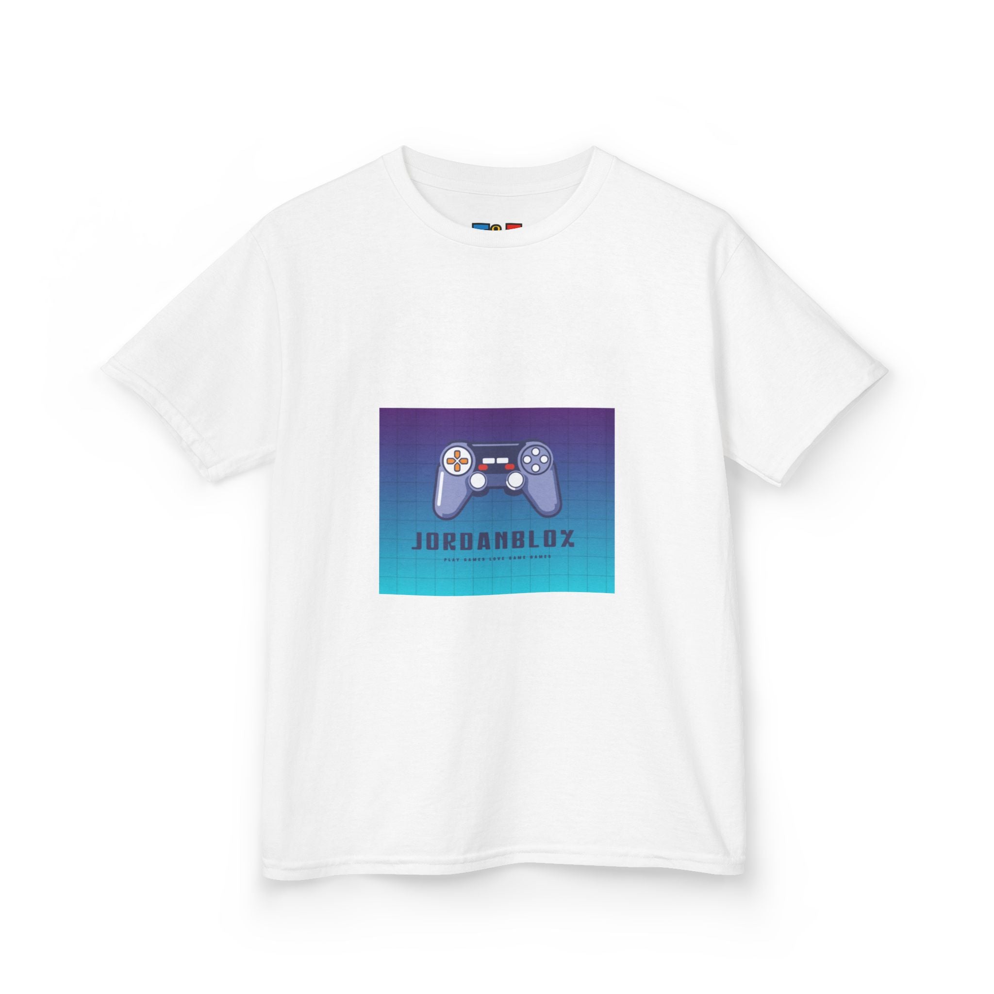 Jordanblox Gamer Kids Tee - Retro Controller Design, Kids Gaming Shirt, Robux Tee, Birthday Gift, Roblox Lover T-shirt
